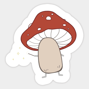 Magician Mushroom Sticker